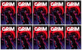 GRIM #1 2nd PRINT FLAVIANO VARIANT (BOOM 2022) LOT OF 10 NM COPIES