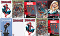 SPIDER-MAN 1 (2022,MARVEL) LOT OF 10 MIXED COVERS