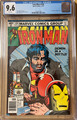 IRON MAN #128 DEMON IN THE BOTTLE, ALCOHOLISM  MARVEL 1973 WHITE PAGES CGC 9.6