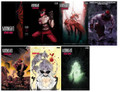 MIDNIGHT SPIDER-MAN #1 LOT OF 7 REG & VARIANT COVERS NM 