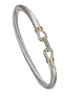 Link Cable Bracelet with Diamonds