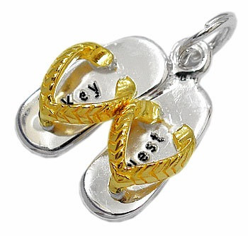 Gold flip sales flop charm