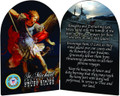 Coast Guard St. Michael I Arched Diptych