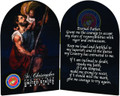 Marines St. Christopher II Arched Diptych