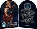 Air Force St. Christopher II Arched Diptych