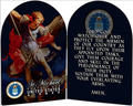 Air Force St. Michael II Arched Diptych
