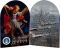 Air Force St. Michael I Arched Diptych