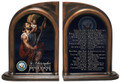 St. Christopher Navy II Bookends