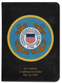 Personalized Catholic Bible with Coast Guard Cover - Black RSVCE
