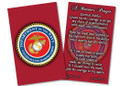 Marine Corps Prayer Card