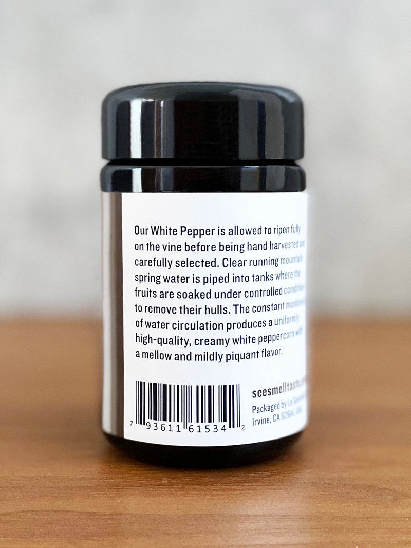 White Pepper Sarawak Cream Label Le Sanctuaire