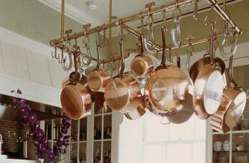 Thinking About A Pot Rack For Your Copper Cookware Paykoc Copper Cookware Pot Rack