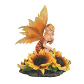 sunflower fairy ornament