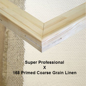 Bespoke: Super Professional x Universal Primed Coarse Grain Linen 168