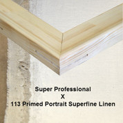 Bespoke: Super Professional x Universal Primed Portrait Medium-Fine Linen 113