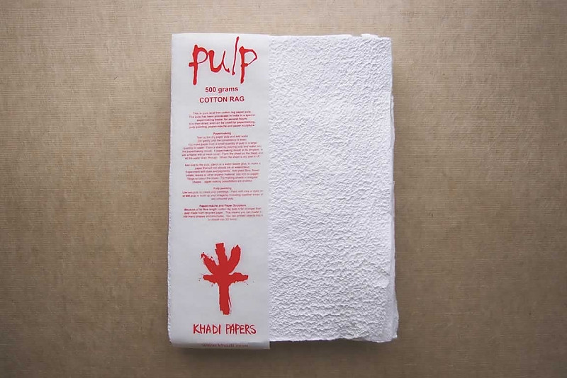 Khadi Cotton Rag Pulp Atlantis Art Materials