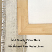 Bespoke: Mid Quality x Universal Primed Super-Fine Grain Linen 514