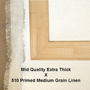 Bespoke: Mid Quality x Universal Primed Medium Grain Linen 510