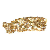 Golden Heavy Body Acrylic - Iridescent Gold Mica Flakes Small S5