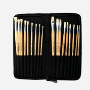 Swallow Brush Set of 18 with Case
