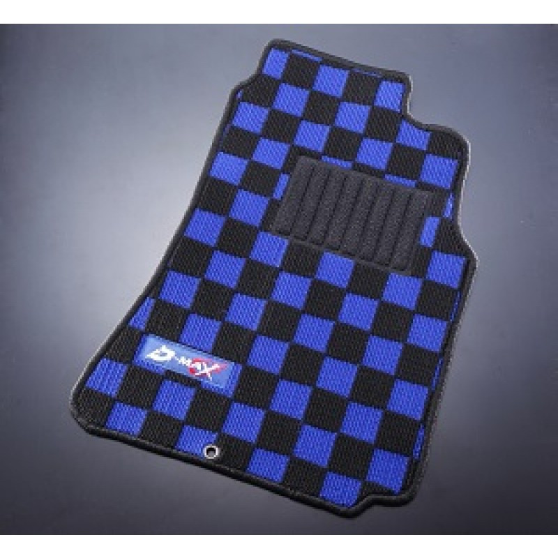 D Max Blue Black Front Floor Mats 89 94 S13 Faction Motorsports