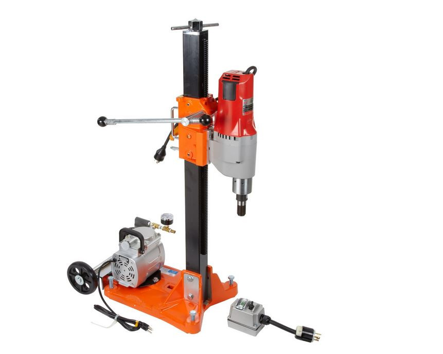 Norton Clipper DR520 Core Drill Rig with Vacuum Pump 20 amp Milwaukee ...