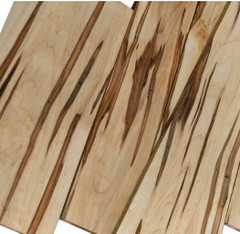 Ambrosia Maple is highly variable and is selected for maximum impact in guitar building. The two parts will be book matched along the middle.