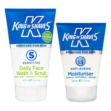 Daily Face Wash & Scrub + SPF15 Moisturiser Duo Pack