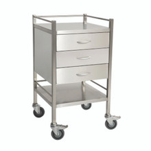 Everfit Single - stainless steel 3 Drawer - 500 x 500 x 900 
