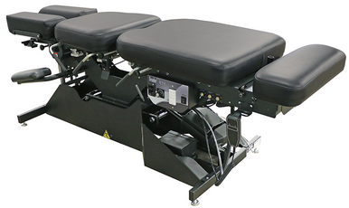 Tradeflex auto flexion treatment table also has the newly engineered variable flexion speed and a treatment timer