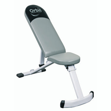 Orbit Flat / Incline Bench is the perfect home gym fitness equipment for building and toning triceps, chest, back, shoulders and more