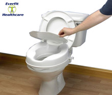 Savanah Raised Toilet Seat 5cm with lid.
