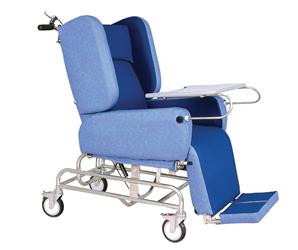 Comfort Chair
Complete with tray, footplate and neck support
