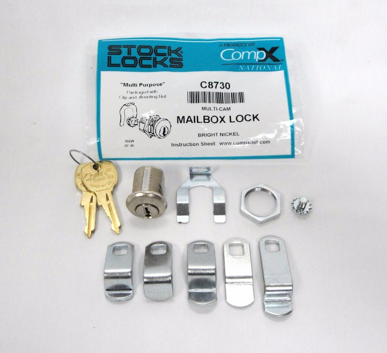 National C8730 Pin Tumbler Mailbox Lock 800
