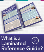 What is a laminated reference guide?