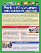 Inclusive Pre-K and Kindergaten: Embracing Student Differences, cover