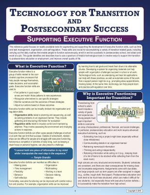 Technology for Transition and Postsecondary Success