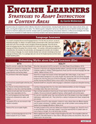 English Learners: Strategies to Adapt Instruction in Content Areas