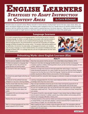 English Learners: Strategies to Adapt Instruction