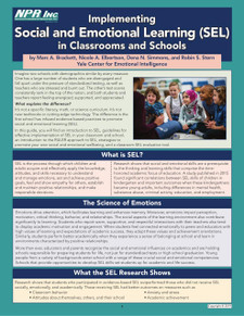 Implementing SEL in Classrooms and Schools