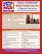 High-Leverage Practices (HLPs) in Special Education: Guide #3 - Social/Emotional/Behavioral (HLP3)