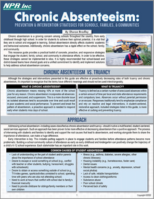 Chronic Absenteeism: Prevention & Intervention Strategies for Schools, Families, & Communities