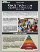 Using The Circle Technique to Build Classroom Relationships front cover