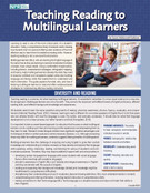 Teaching Reading to Multilingual Learners cover