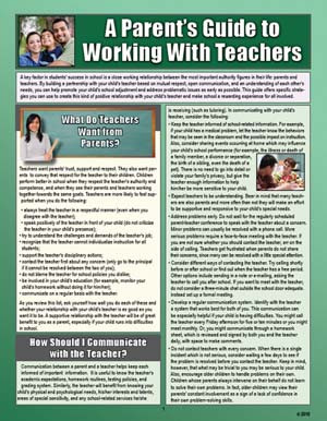 Parents Guide to Working with Teachers