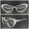 Pink Multi on Clear Frame