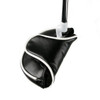 Black Mallet Blade Putter Head Cover, Synthetic Leather, Fur Lined, Velcro Closure,RH or LH