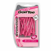 Pride Evolution Breast Cancer Awareness Plastic Golf Tees (30 Pack), 3 1/4"