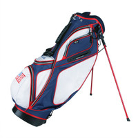 Powerbilt TPS Dunes USA Flag Stand Golf Bag, red, white, blue