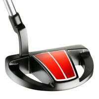 Bionik 505 Black Finish, Red Insert Mallet Golf Putter, Right Hand - Custom Assembled (ZP969)